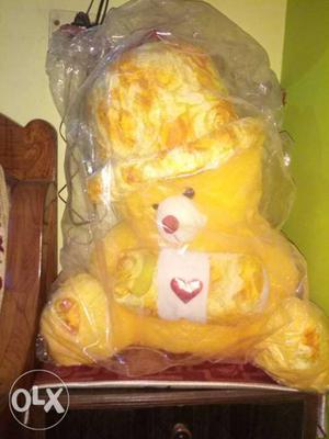 Yellow Bear Plush Toy