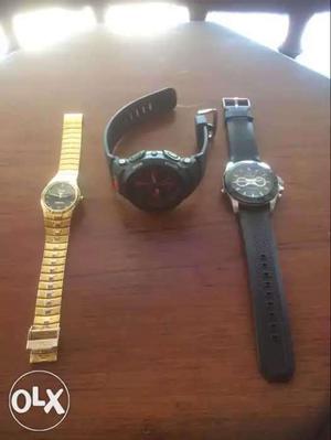 3 branded watches in Good condition