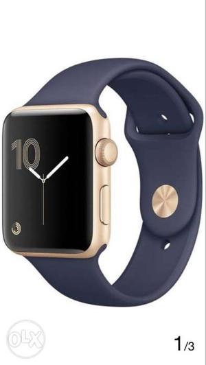 Apple watch series 1 42 mm gold colour with box