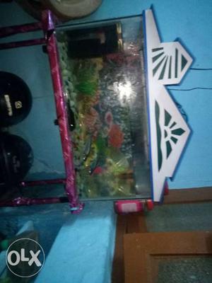 Aquarium for sale just 2 moths old with motor