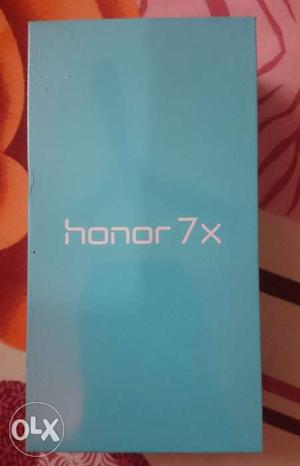 Brand New Sealed pack Honor 7X, Blue color, urgent sale.