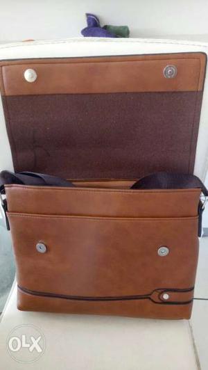 Brown Leather Michael Kors Crossbody Bag