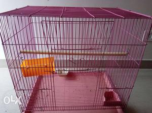Cage for birds in excellent condition. With food