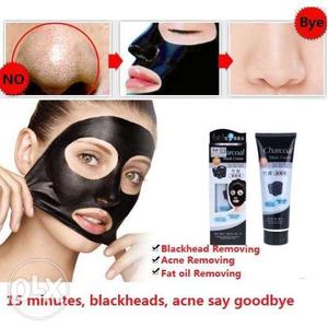 Charcoal face mask peel removal free home