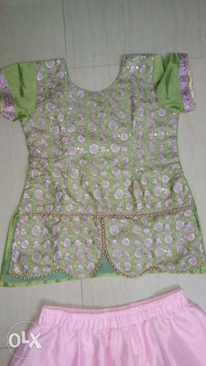 Designer customised chaniya choli for 4-6 yrs kid