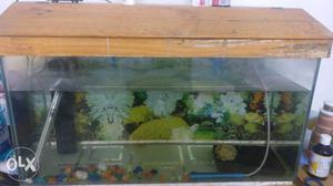 Fish tank. 2.5 ft width/ 1.5 ft height. with a