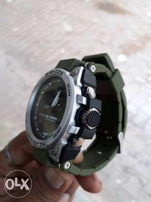 Green Gshock...silver ces