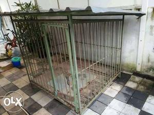 Iron cage for dogs