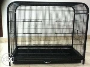 Large, imported, new, heavy gauge metal bird cage.