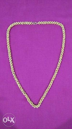 Long life gold plated long heavy chain
