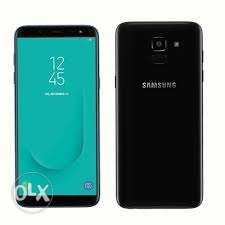 New samsung j6 only 1 month old with bill box