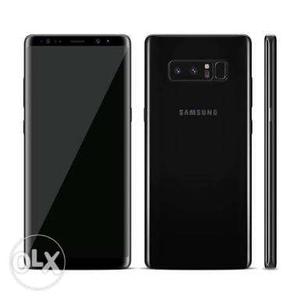 Note 8 in new condition and in warranty with all