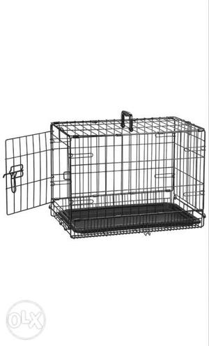 Portable dog cage 36 days old only