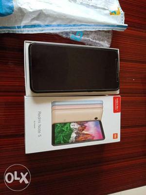 Redmi Note 5, Black colour, Only Open box Unused,