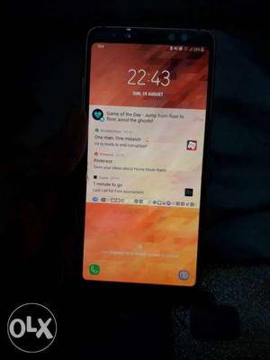 Samsung a8 plus 2 month old bill box all acces no
