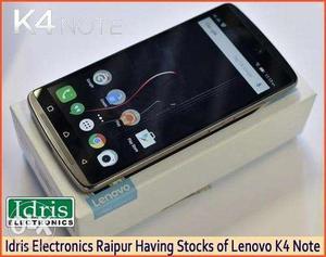 Sell or exchange lenovo k4note with bill box and