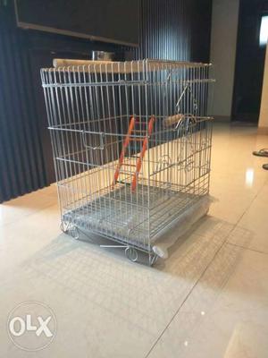 Stainless steel heavy large bird cage