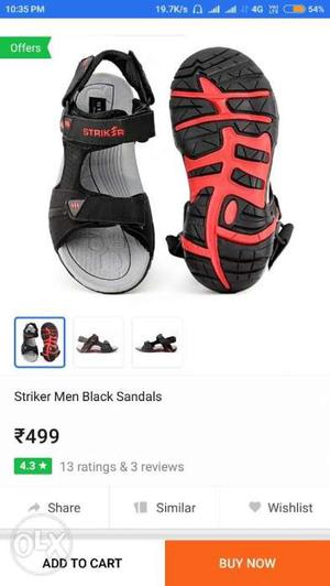 Striker sandals for men. Size 10