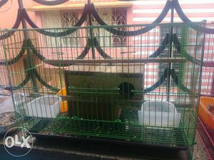 Two foldable bird cages for  rupees.