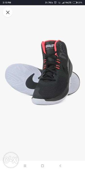 Unpaired Black Nike Air Precision Basketball Shoe Screenshot
