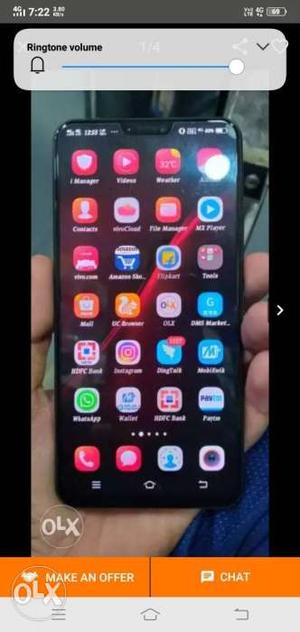 Vivo x21 black 6gb 128gb just 2mnth old