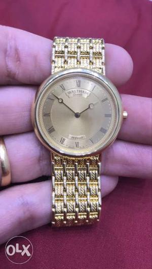 Waltham k Solid Gold Vintage Wrist Watch