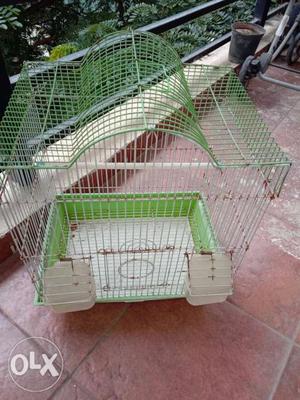 Year old bird cage in good and usable condition