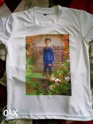 Your pic or design on a round neck polyester t
