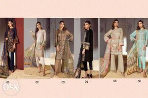 Zafira Vol 1 Wholesale Dress Materials (6 Pcs Catalog)