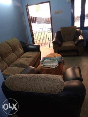3 seater +1seater + 1seater sofa for sale Rs.