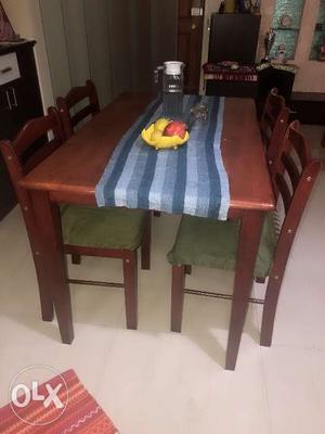 5-4 year old 4seater dining table with chairs