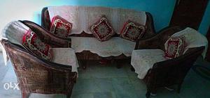 5 Seater sofa with pillow and cover