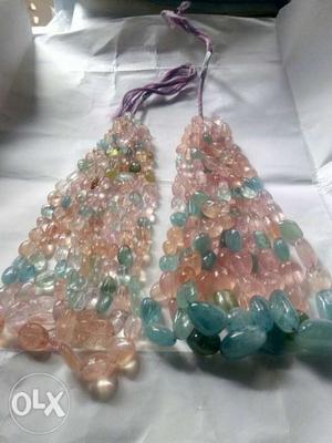 Beaded Pink And Teal Accessory