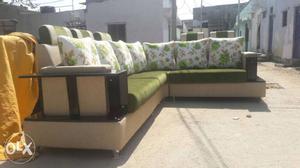 Black And Green Sectional Couch