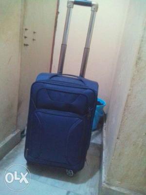 Blue Luggage Trolly Bag with 3 years warranty.Only 15 days