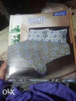 Brown, Blue, And Gray Garnet Bed Sheet Set Pack