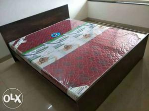 Free delivery brand new queen size bed with mattress size