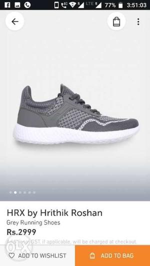 HRX,Unuse Gray And White Low-top Sneaker Screenshot