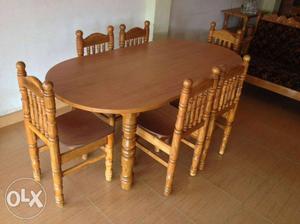 New akashiya wooden dining set
