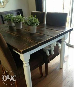 New rustic vintage dining table
