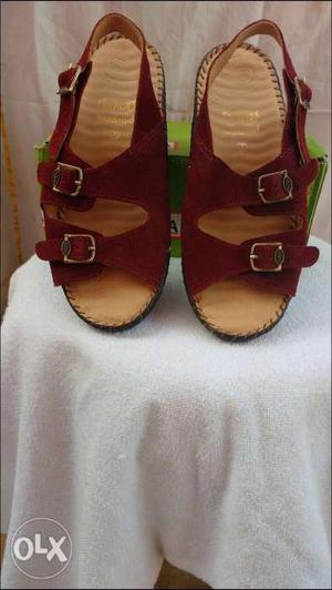 New soft leather import slippers for women