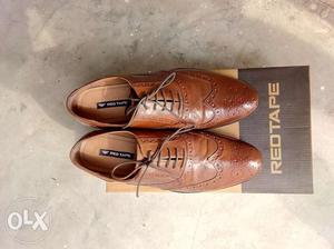 Red tape new leather shoes. Price is fixed.