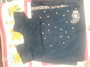 Women's Black Choli Dress