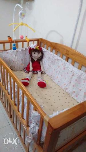 Wooden cot for kids/babies