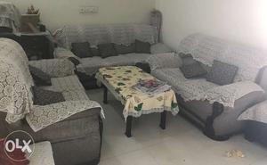 2+2+3 seater sofa available for immediate sale.