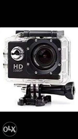 Action Camera With Waterproof Case