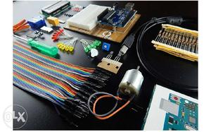 Arduino robotics kit. with book all items