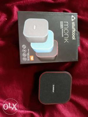 Black And White Bluetooth Speaker With Box
