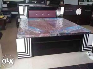Brand new double bed with box wholesale rate per furniture
