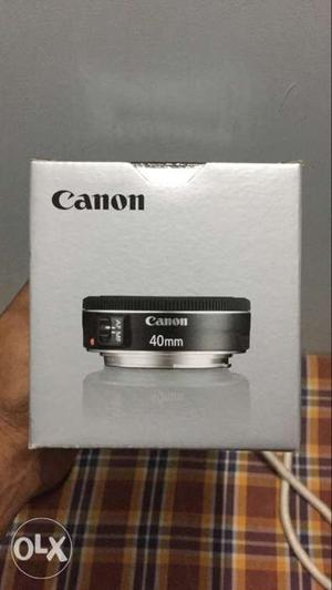 Brand new seal pack canon 40mm f2.8 lens